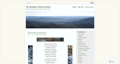 Desktop Screenshot of elbosquesilencioso.com